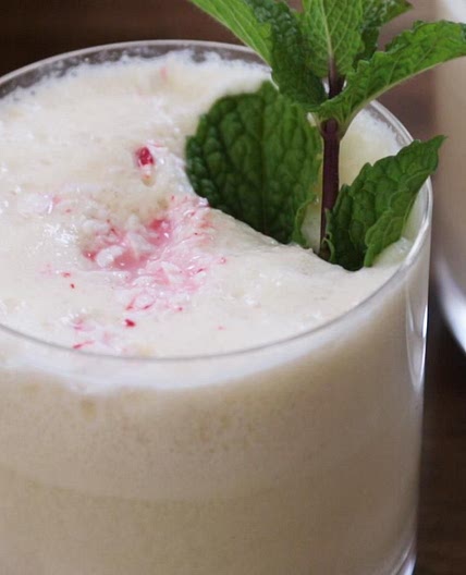 Peppermint Eggnog Punch