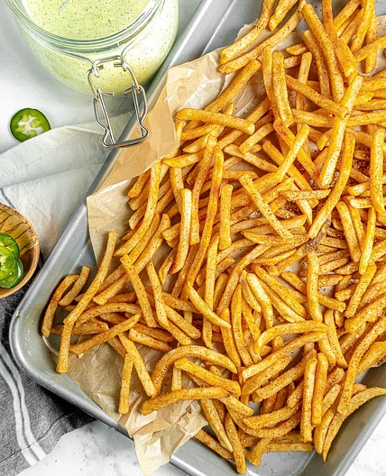 Air Fryer Chaat Masala Fries