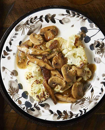 Vegan Cauliflower Steaks with Mushroom Gravy