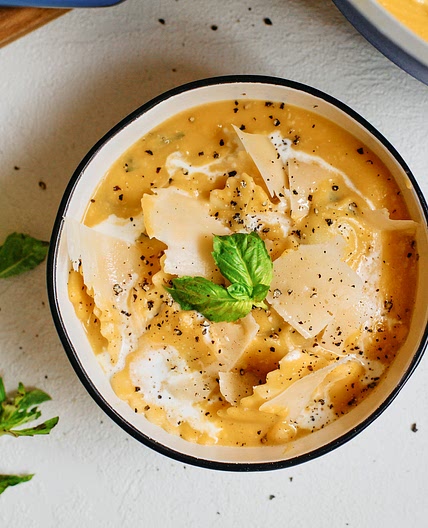 Butternut Ravioli Soup