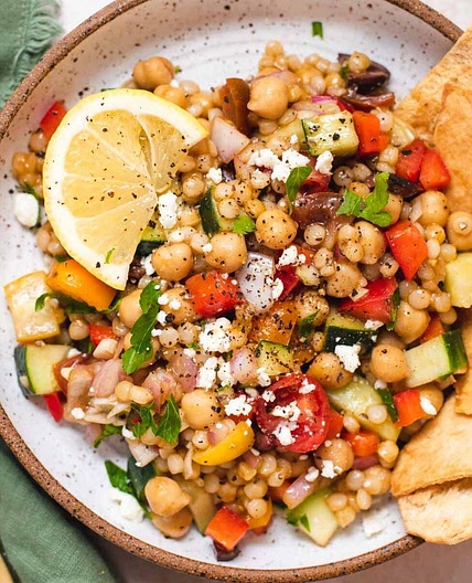 Balsamic Pearl Couscous Salad