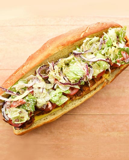 Tofu Grinder Salad Sandwich