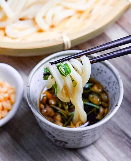Zaru Udon (Cold Udon with Homemade Dipping Sauce)