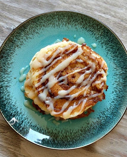 Cinnamon Roll Pancakes