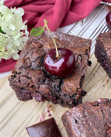 Chocolate Cherry Brownies