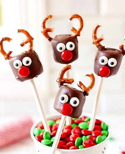 Chocolate Covered Marshmallow Reindeer Recipe