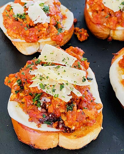 Blackstone Chicken Parmesan Sloppy Joes