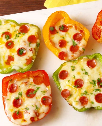 Mini Pepper Pizzas