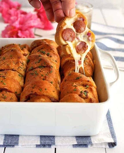 Pull Apart Pizza Bread