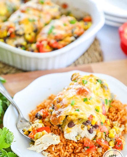 Baked Southwest Chicken Casserole
