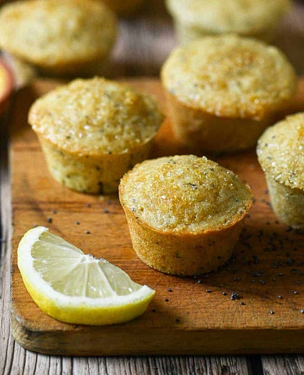 Lemon Poppy Seed Mini Muffins
