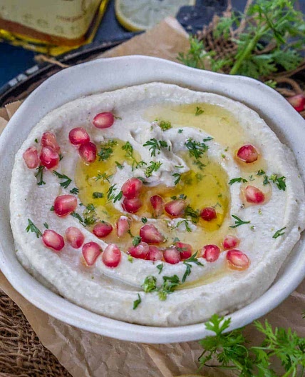 Mutabal Recipe (Middle Eastern Roasted Eggplant Dip)