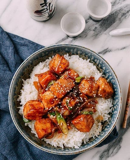 Teriyaki Tofu Rice Bowl