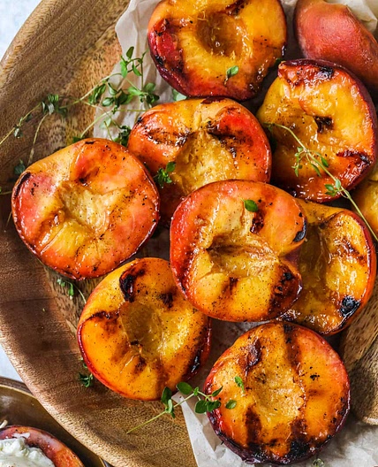 Brown Sugar Grilled Peaches