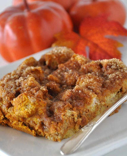 Pumpkin French Toast Bake