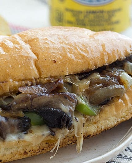 Portobello Mushroom Cheesesteaks