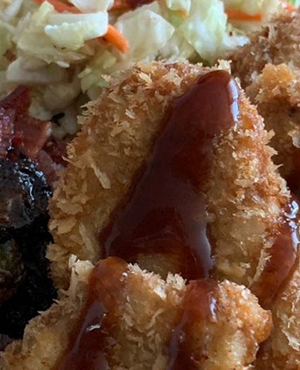 Japanese Hito-kuchi Katsu (mini deep fried pork cutlets)