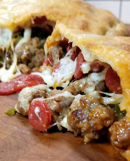 Meat Lovers Gameday Calzone