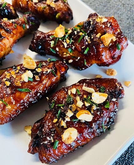 Smoked Kung Pao Chicken Wings