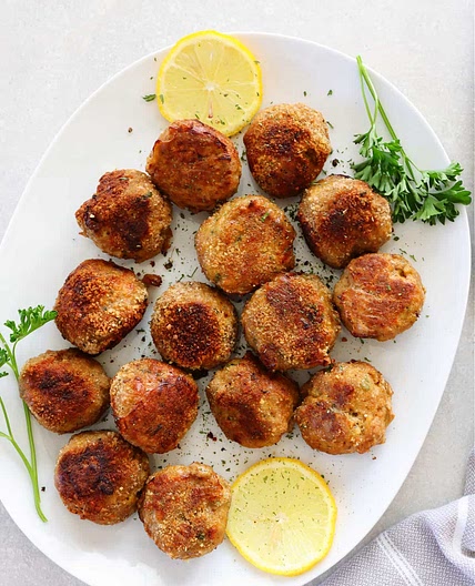 Baked Turkey Meatballs