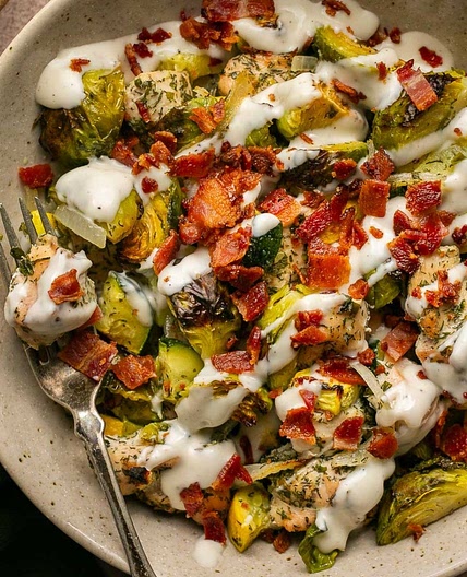 Chicken Bacon Ranch Keto Bowls