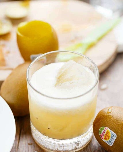 Kiwi Whiskey Sour