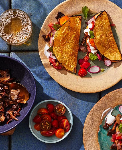 Adobo Mushroom Tacos