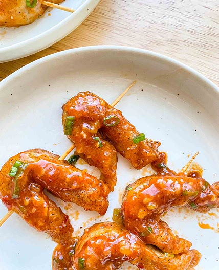 Vegan Chili Shrimp Stir Fry (Ebi Chili)
