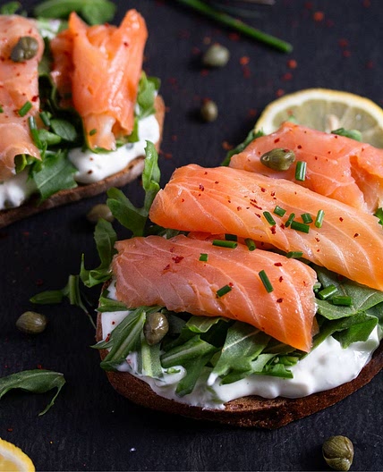 Smoked Salmon Sandwich