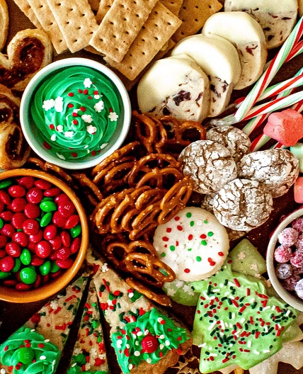 Christmas Charcuterie Board - Holiday Dessert Board Ideas