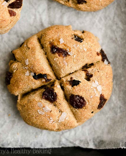 Healthy Raisin Irish Soda Bread Scones