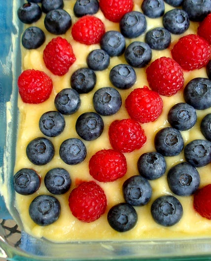 4th of July Lemon Fruit Tart