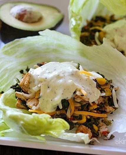 Turkey Santa Fe Lettuce Wraps