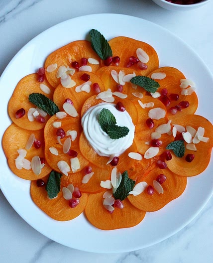 Persimmon Carpaccio