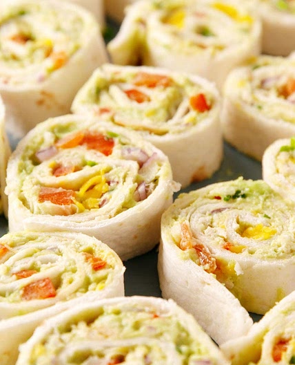 Chicken Avocado Roll-Ups