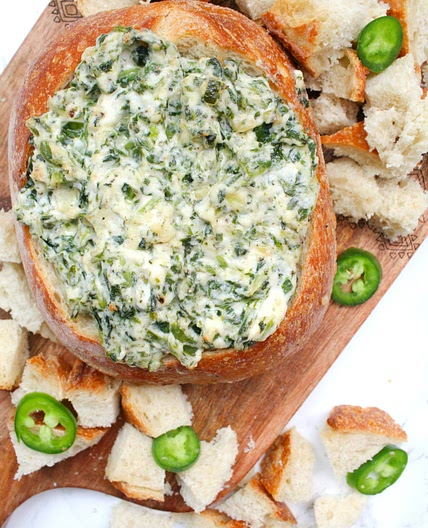 Vegan Jalapeño Spinach Dip