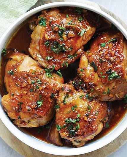 Instant Pot Chicken Recipes - Honey Garlic Chicken