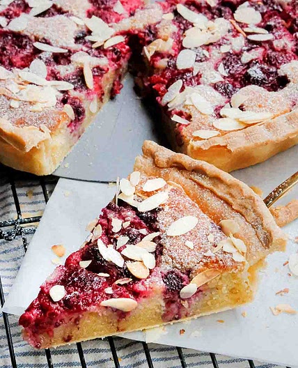 Raspberry Almond Tart