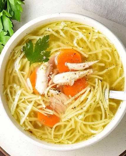 Polish Chicken Noodle Soup (Rosół)