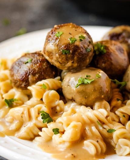 Vegan Swedish Meatballs