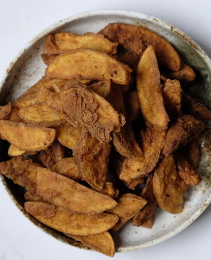 Copycat KFC fried potato wedges recipe