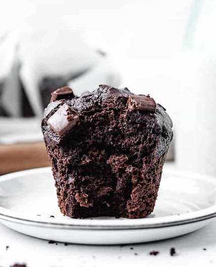 Bakery-Style Double Chocolate Chip Muffins Recipe