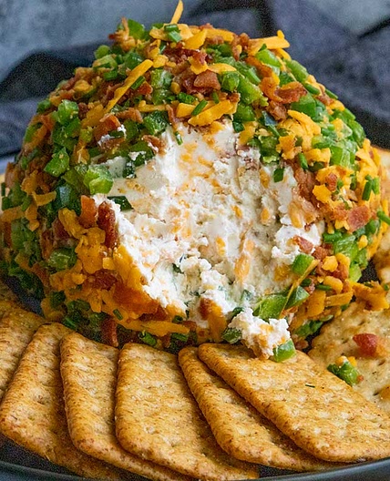 Jalapeno Popper Cheese Ball Recipe