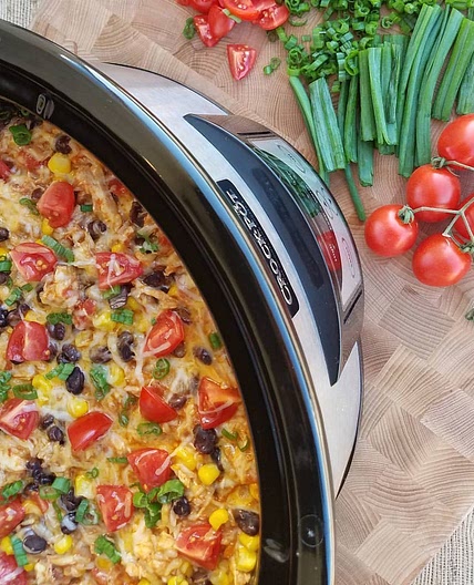 Crock-Pot Burrito Bowls