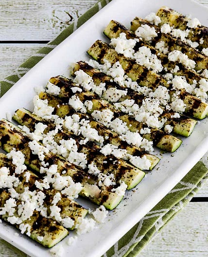 Easy Grilled Greek Zucchini