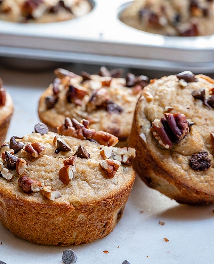 Blender Banana Oatmeal Muffins