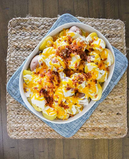 Instant Pot Cheesy Ranch Potatoes