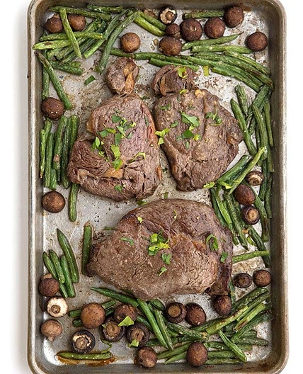 Sheet Pan Steakhouse Dinner