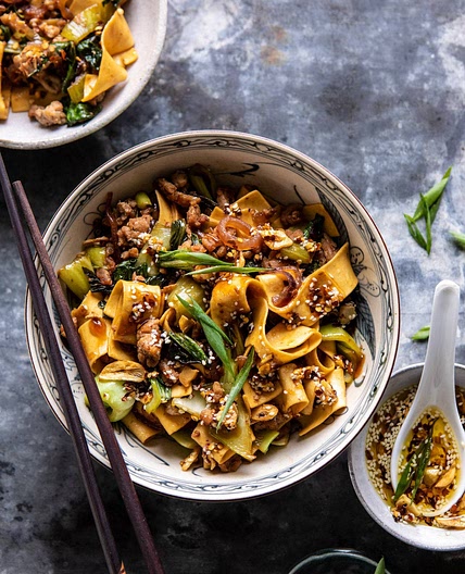Better Than Takeout Szechuan Noodles with Sesame Chili oil