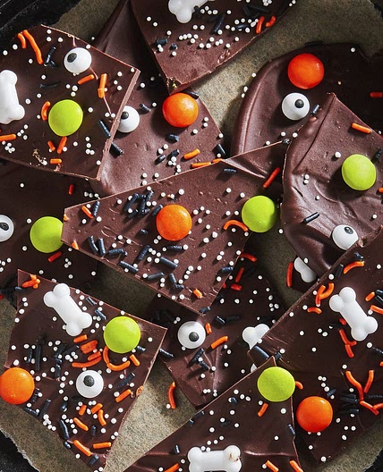 Halloween Candy Bark